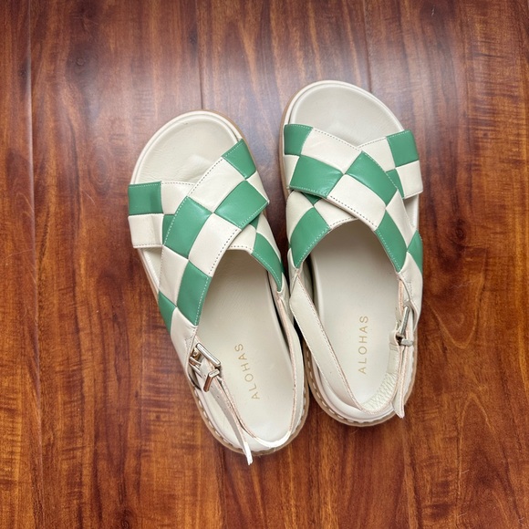 ALOHAS marshmallow scacchi shoes - Picture 2 of 6